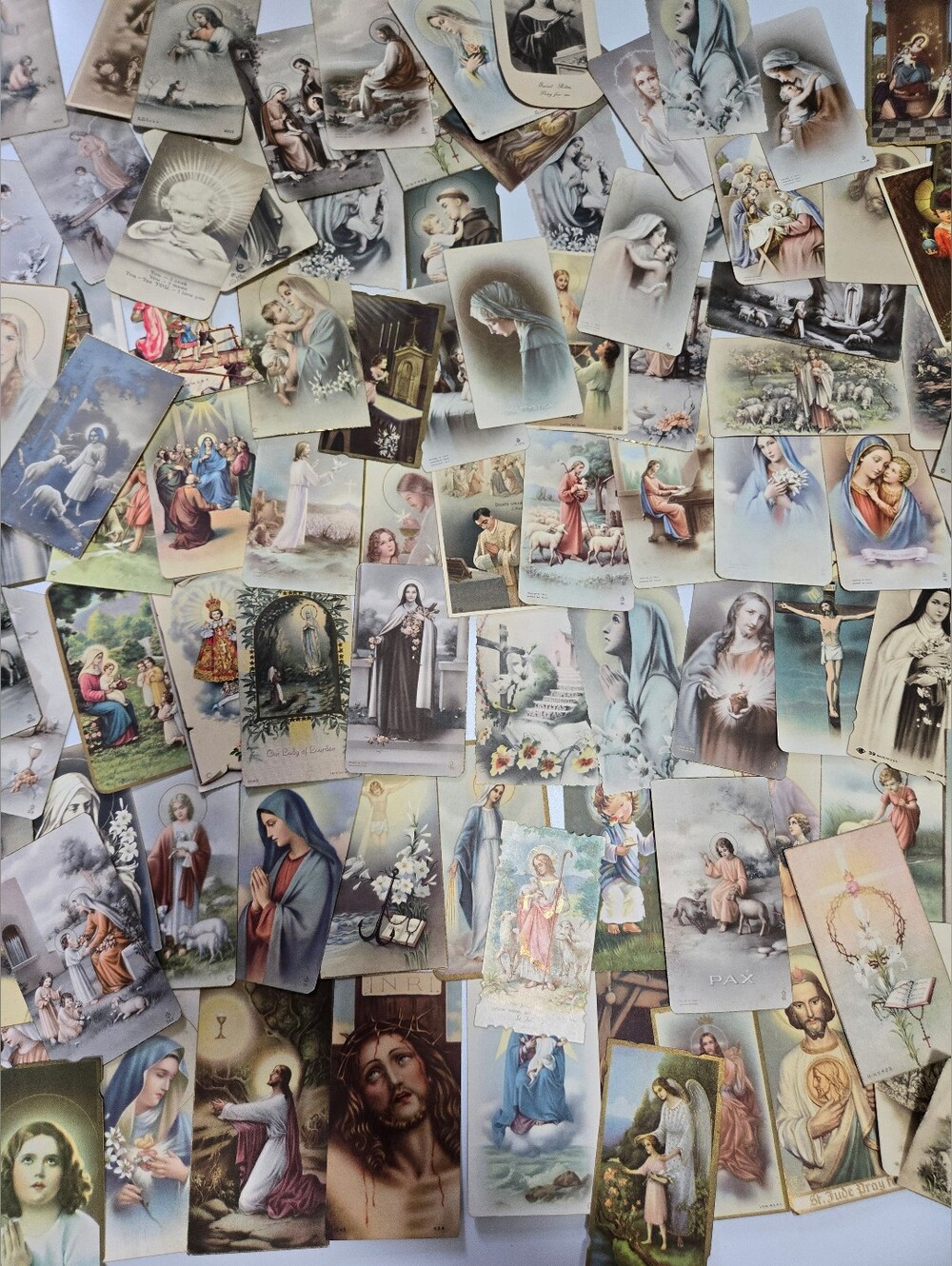Lot Of Vintage Holy Cards 1930s 1940s Catholic Religion Jesus Mary Catholicism